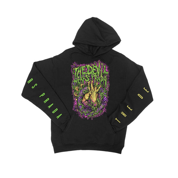 the devilz face cursed hoodie