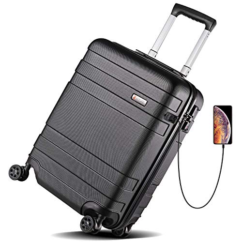 suitcase with charging port