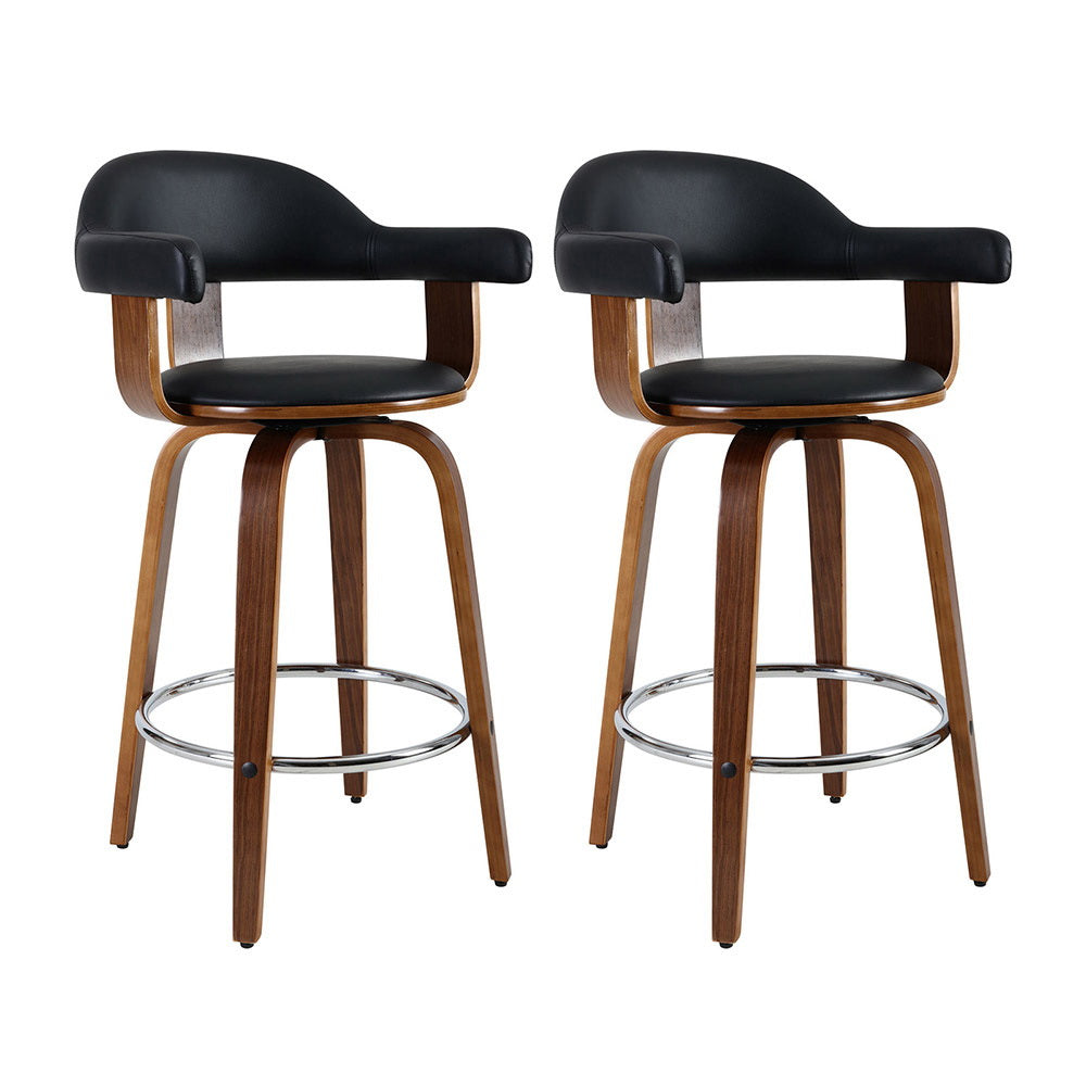 swivel barstool wood