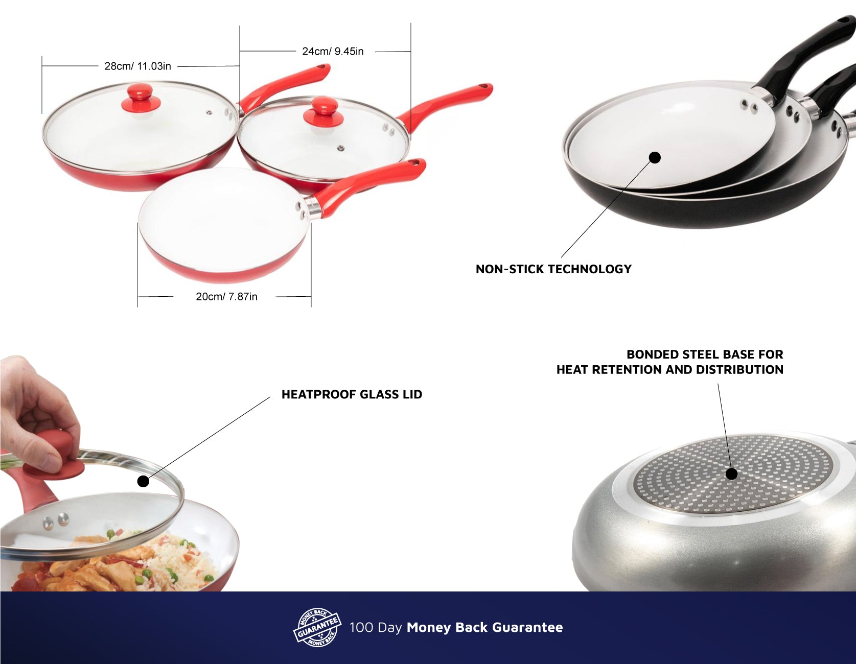 Online-Shop - Buy Base Cookware set, 5 pcs.