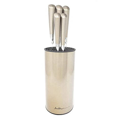 5-Piece Titanium Knife Set - White/Gold Handles – Jean Patrique