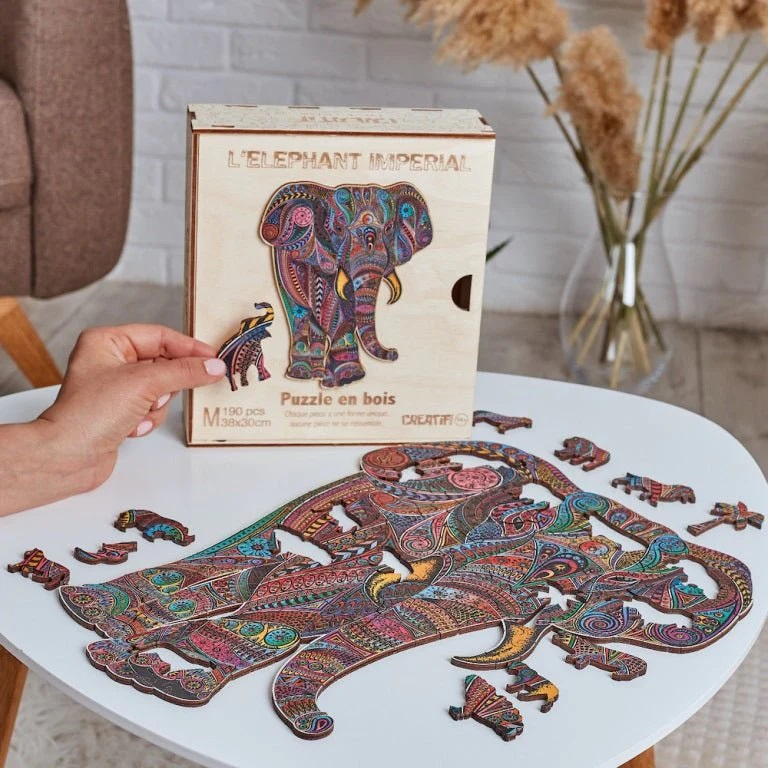 Puzzle en Bois Animaux - Golemites - Rokr