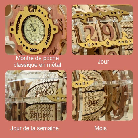 ROKR Horloge Astrologique Puzzle 3D Bois