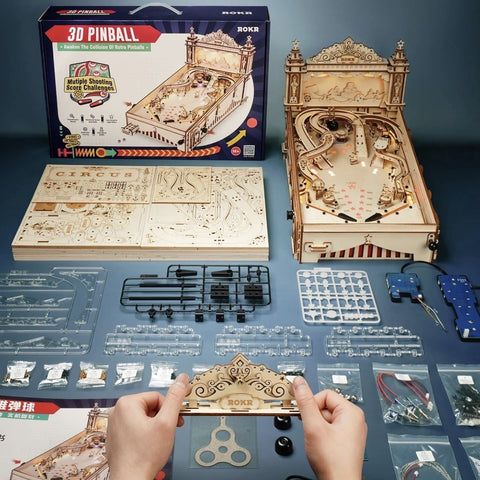 Rolife Puzzle 3D en Bois Jue de Construction DIY 3D Jigsaw Puzzle