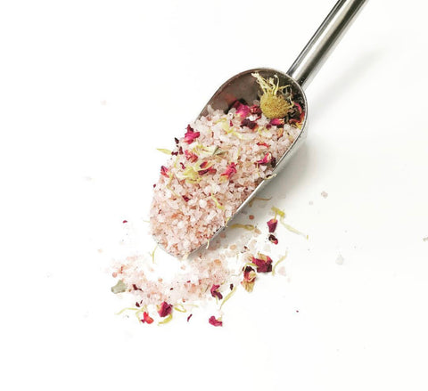 Bath Soak, Organic bath salt, Bath salt Dried rose 