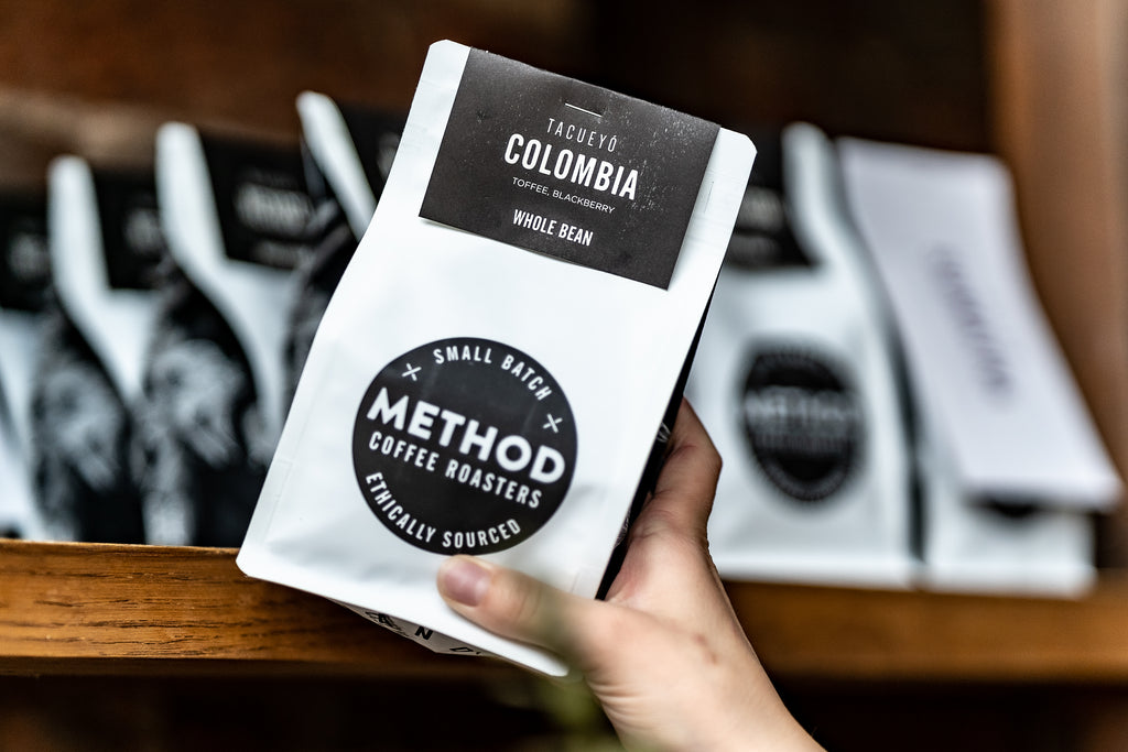 250G bag of Colombia Tacueyo by Method Coffee Roasters