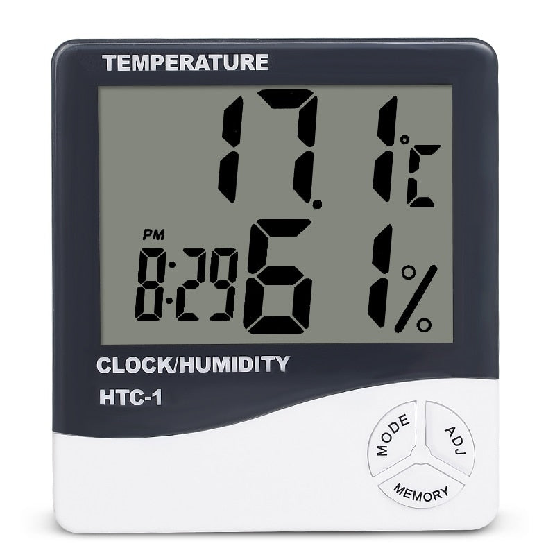 Indoor Room LCD Electronic Temperature 