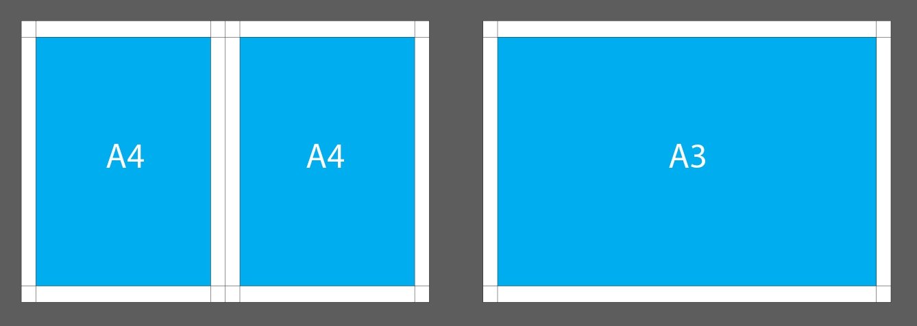 Print label stickers Area size 1 sheet A3 Margin Paper PP PVC Gold Kraft Sticker Label Align Arrangement