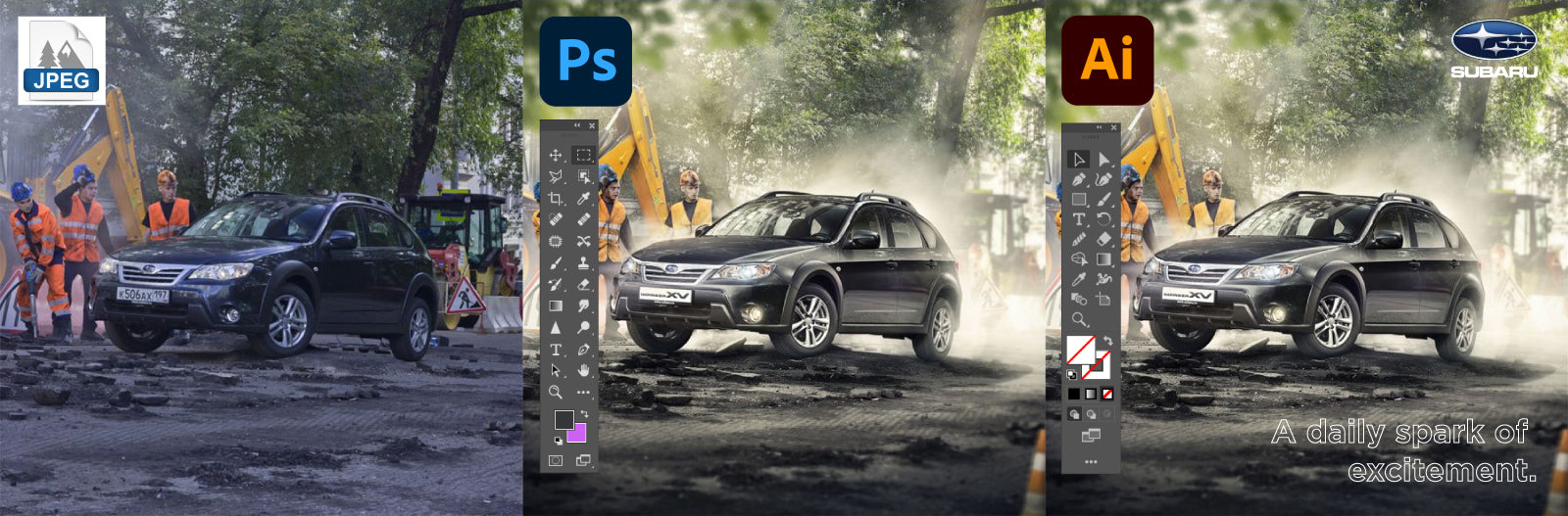 Photoshop vs Illustrator ต่างกันอย่างไร psd ai different