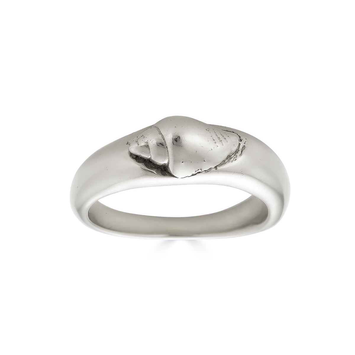 Seashell Ring, Silver