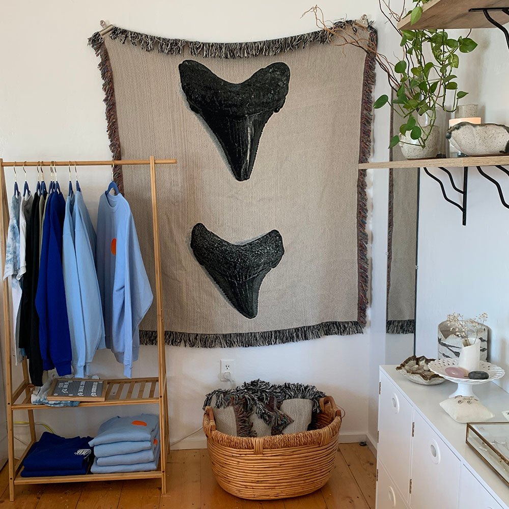 Megalodon Tooth Beach Blanket