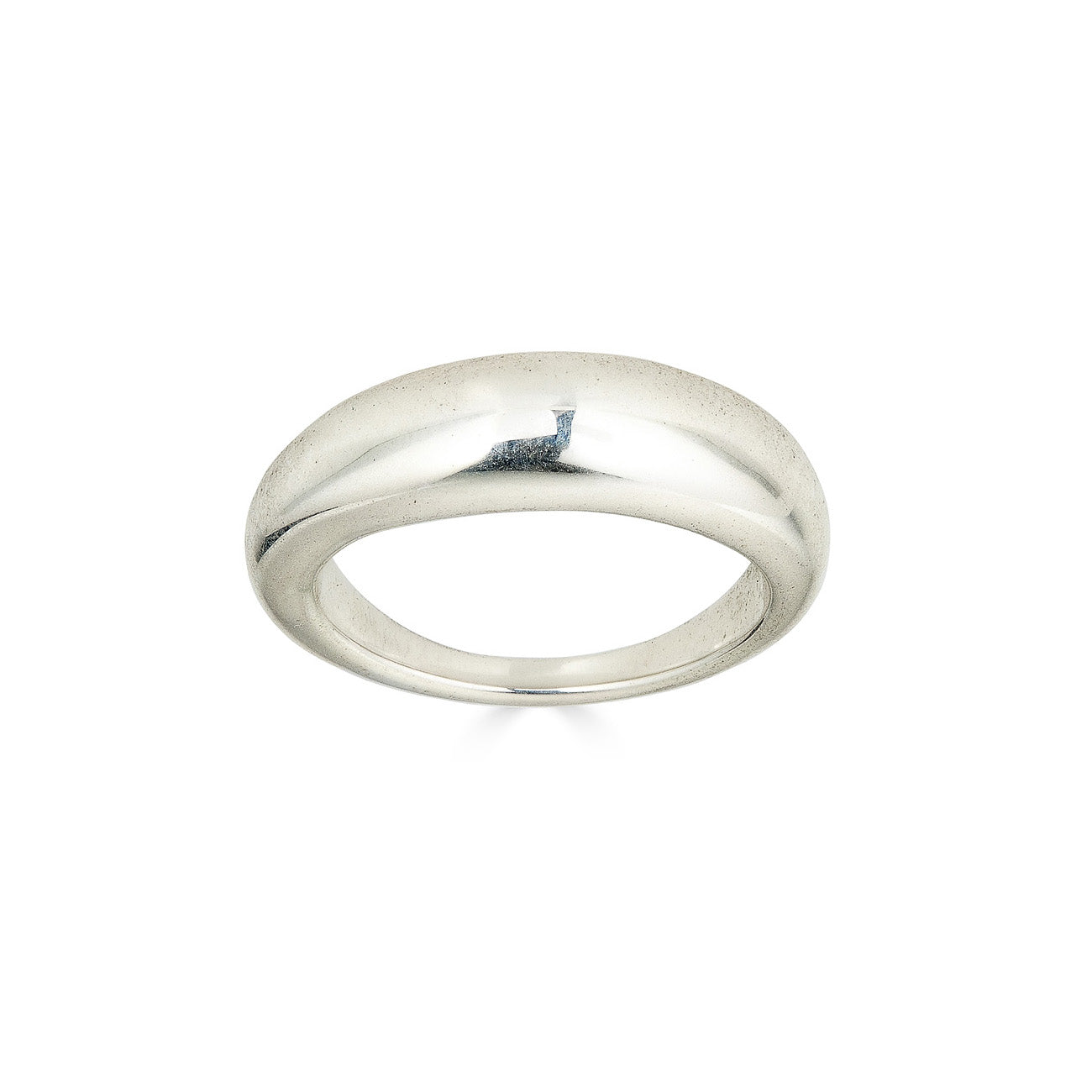 Organic Orb Ring, Silver