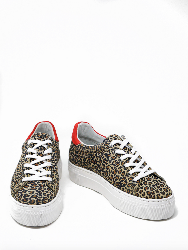 Eric Michael Topper Sneaker in Leopard 