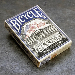 Blue Presidents Playing Cards - Red Barn Mercantile - Old Town Alexandria