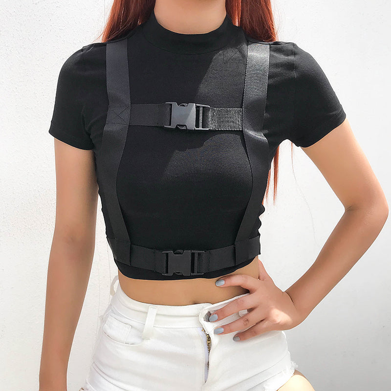 buckle crop top