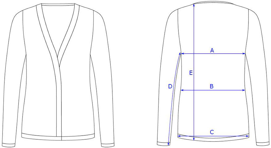 Sizing Mancora cardigan