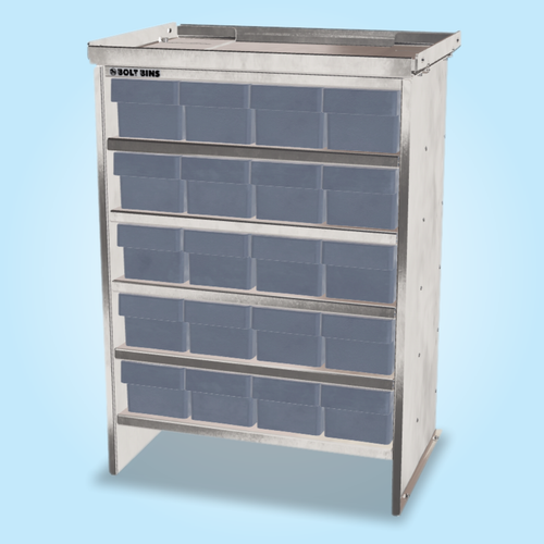 20-Bin Storage Cabinet Unit