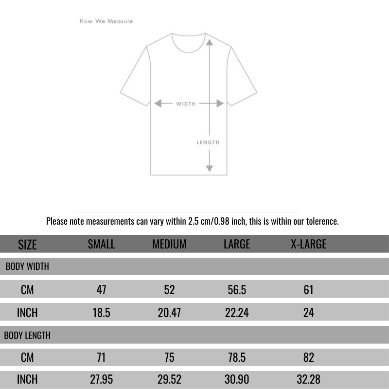 sizing chart