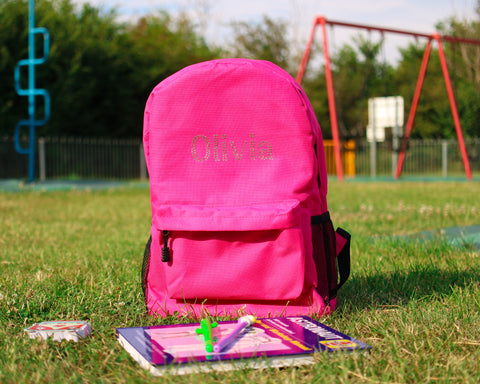 Personalised Kids Backpacks with Rhinestone Name