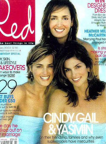 Cindy Crawford in RED magazine