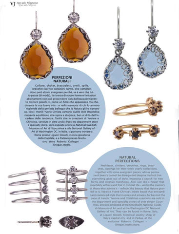 Yvone Christa in Vincenza Jewelry Magazine 2019