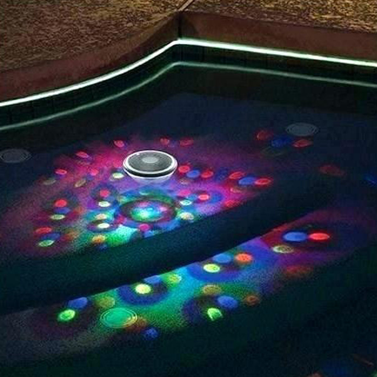 pool lights and speaker