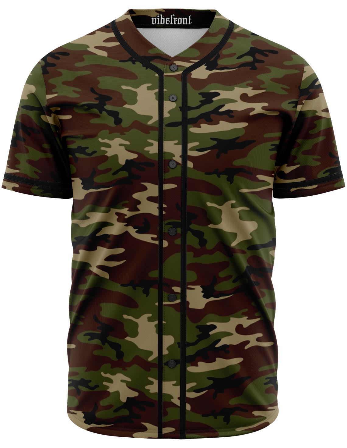 camouflage baseball jersey