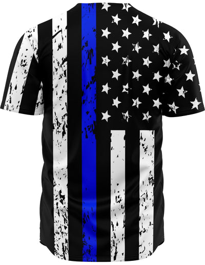 Thin Blue Line Baseball Jersey - vibefront