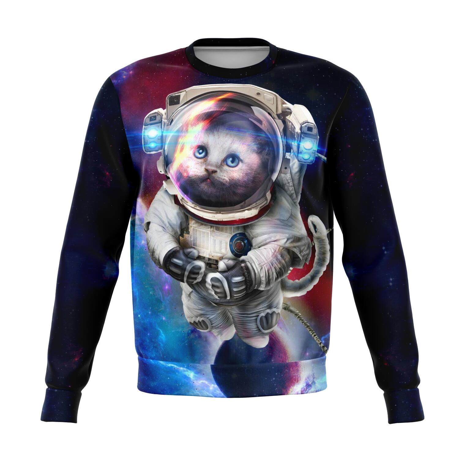 space cat sweater