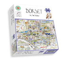 Load image into Gallery viewer, Map of Dorset - Tim Bulmer 1000 Piece Jigsaw Puzzle
