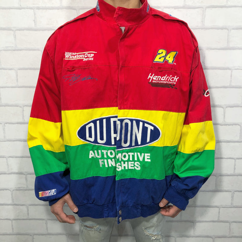 Vintage Chase Nascar Jacket DuPont #24 Jeff Gordon (XL-2XL) – VINTAGELANDNZ