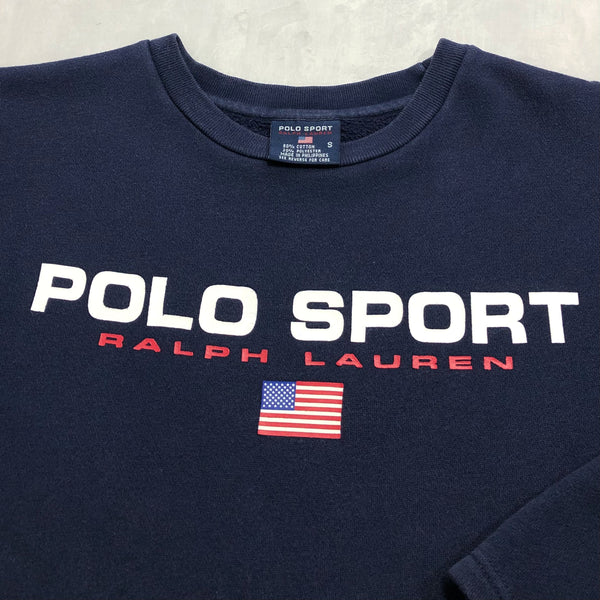 Vintage Polo Sport Ralph Lauren Fleeced Sweatshirt (W/S) – VINTAGELANDNZ