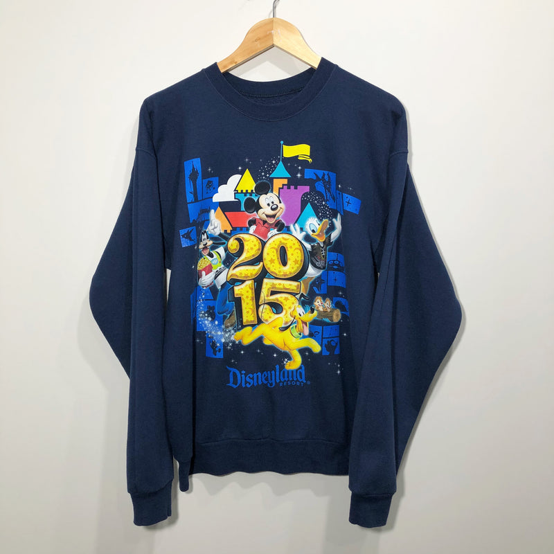 Disney Fleeced Sweatshirt 15 Disneyland Resort M Vintagelandnz