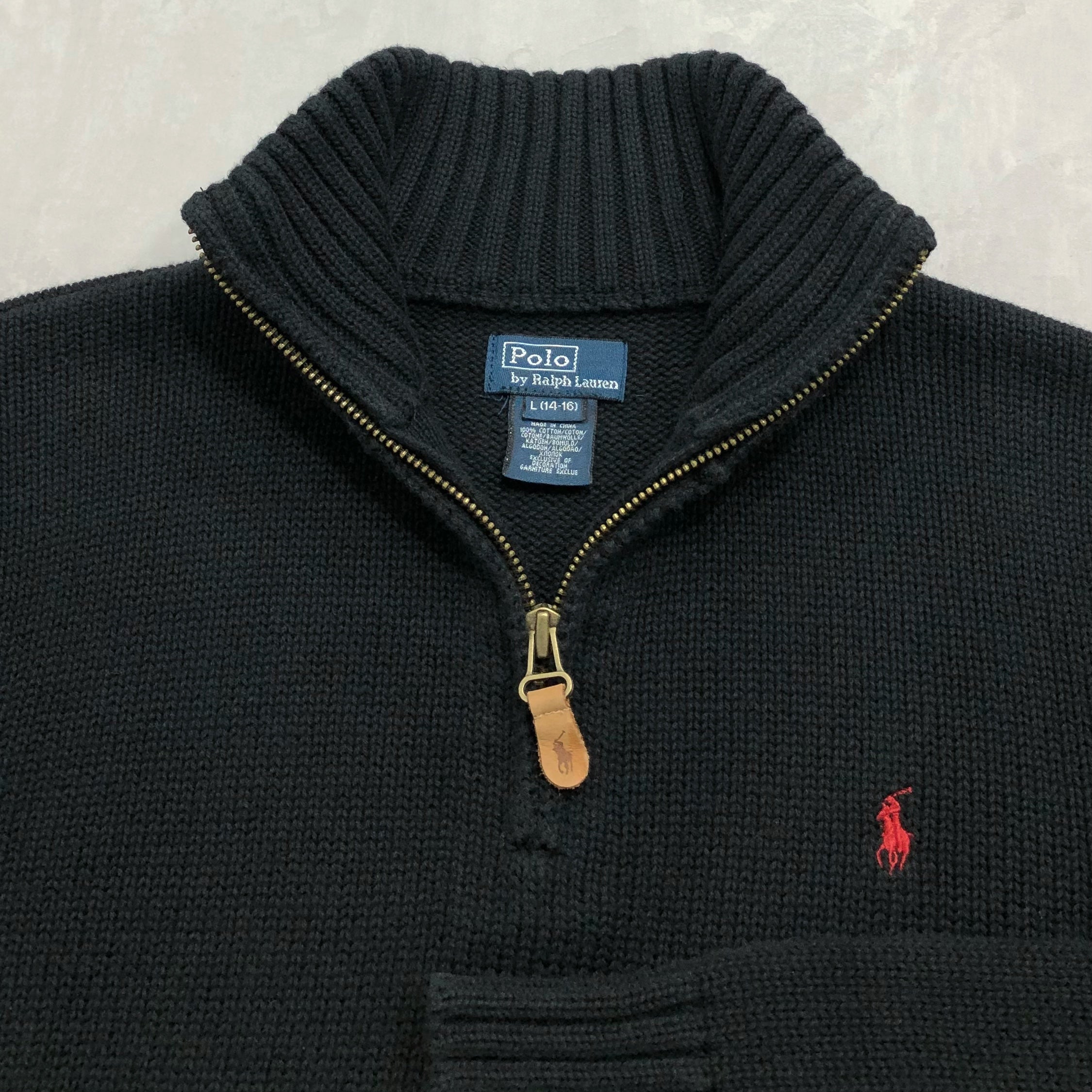 [Reworked] Polo Ralph Lauren Knit Quarter Zip (W/S) – VINTAGELANDNZ