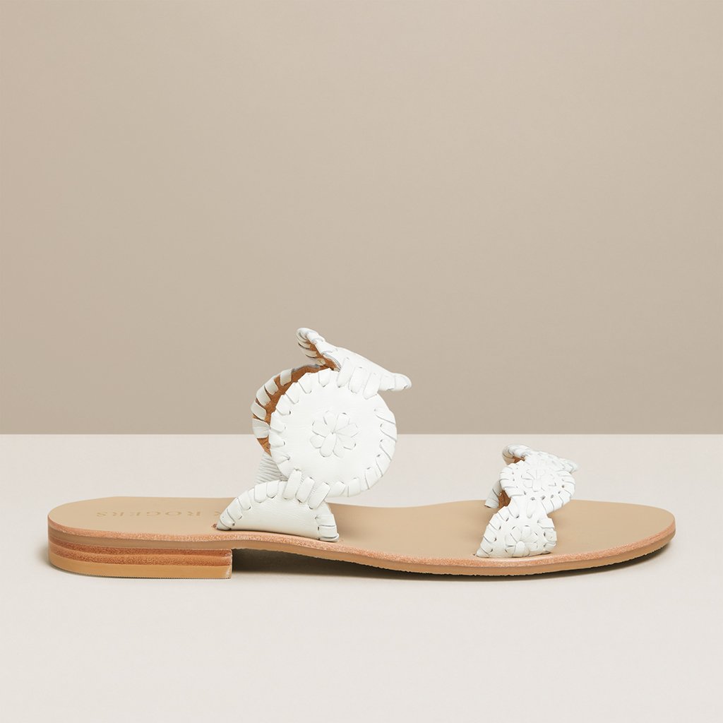 jack rogers lauren sandal white