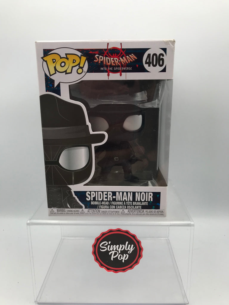 Funko Pop Spider-Man Noir #406 Spider-Man Into The Spiderverse – Simply Pop