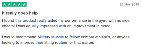 trustpilot military muscle review