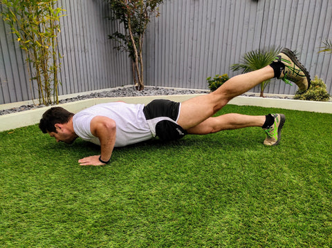 single leg push up