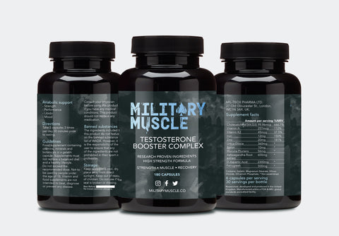 military muscle bottles