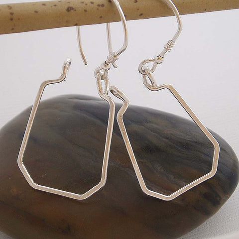 Modern hoops earrings