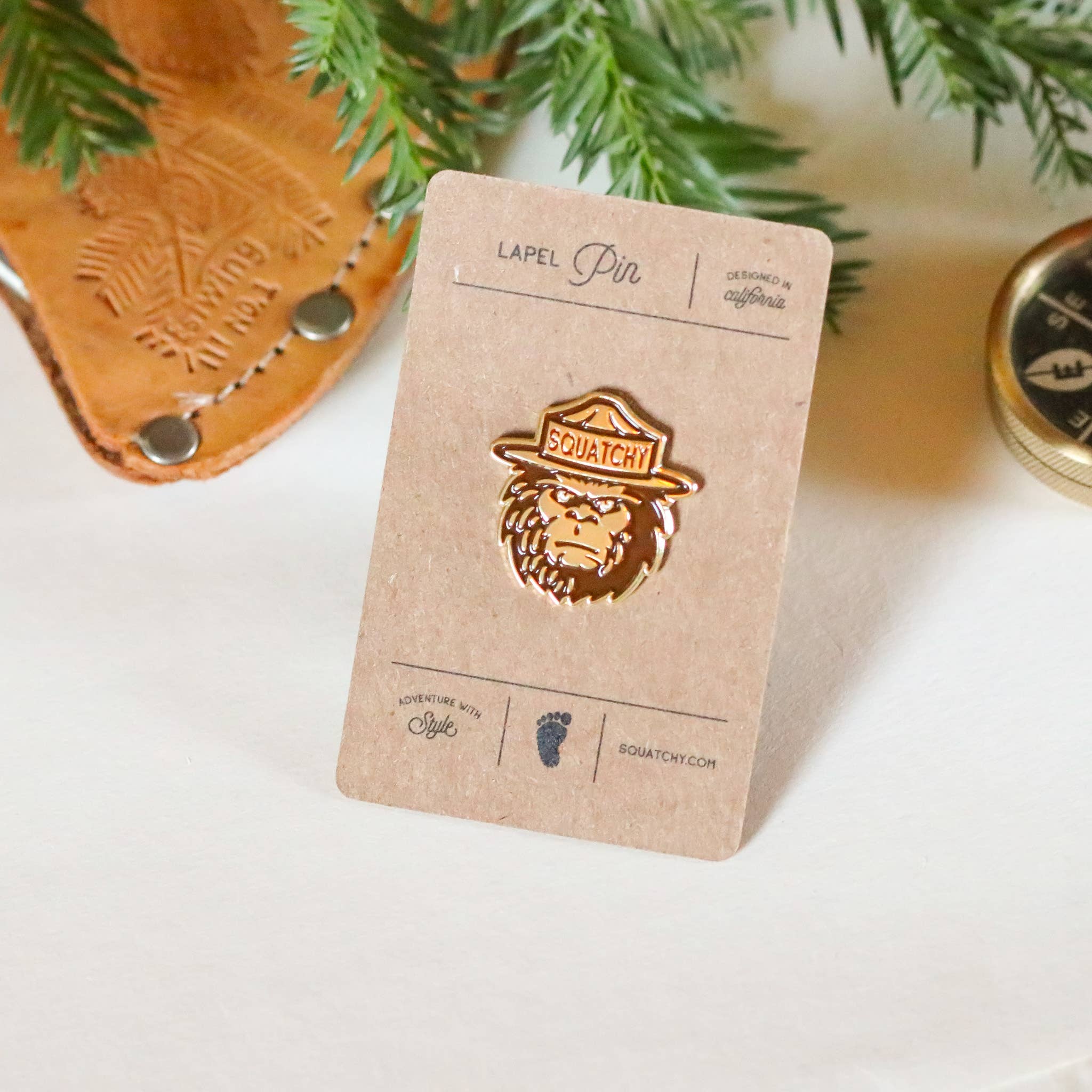 Squatchy - Enamel Pin, Squatchy  | Collectible Bigfoot Lapel Pin