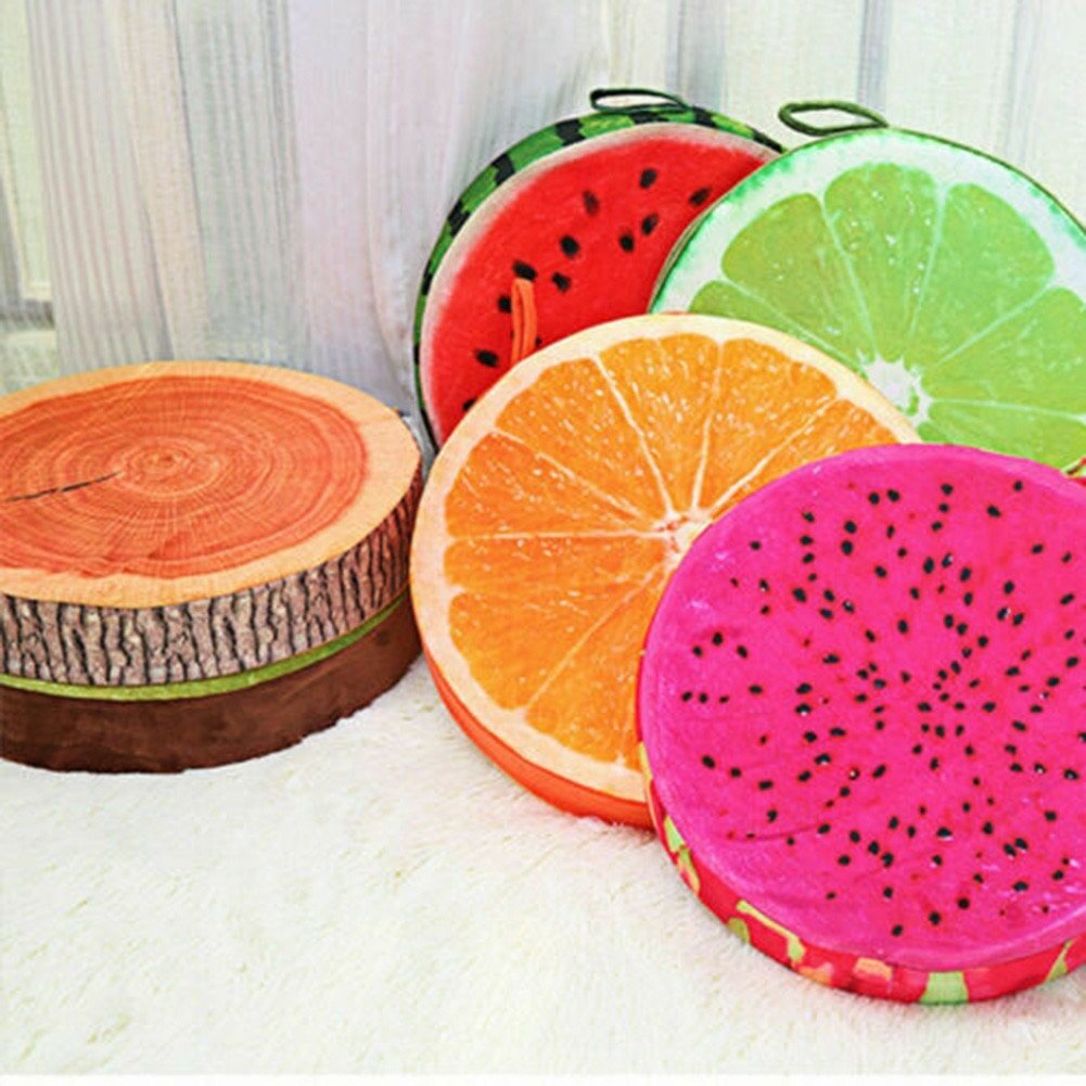 1pc Watermelon Shaped Decorative Pillow, Cute Small Couch Pillow, For  Living Room