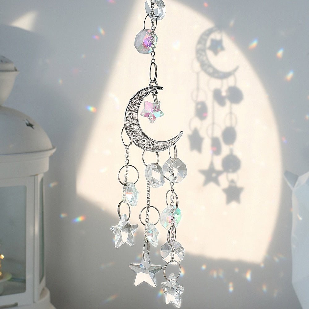 Chakra Crystal Lotus Sun Catcher - DormVibes