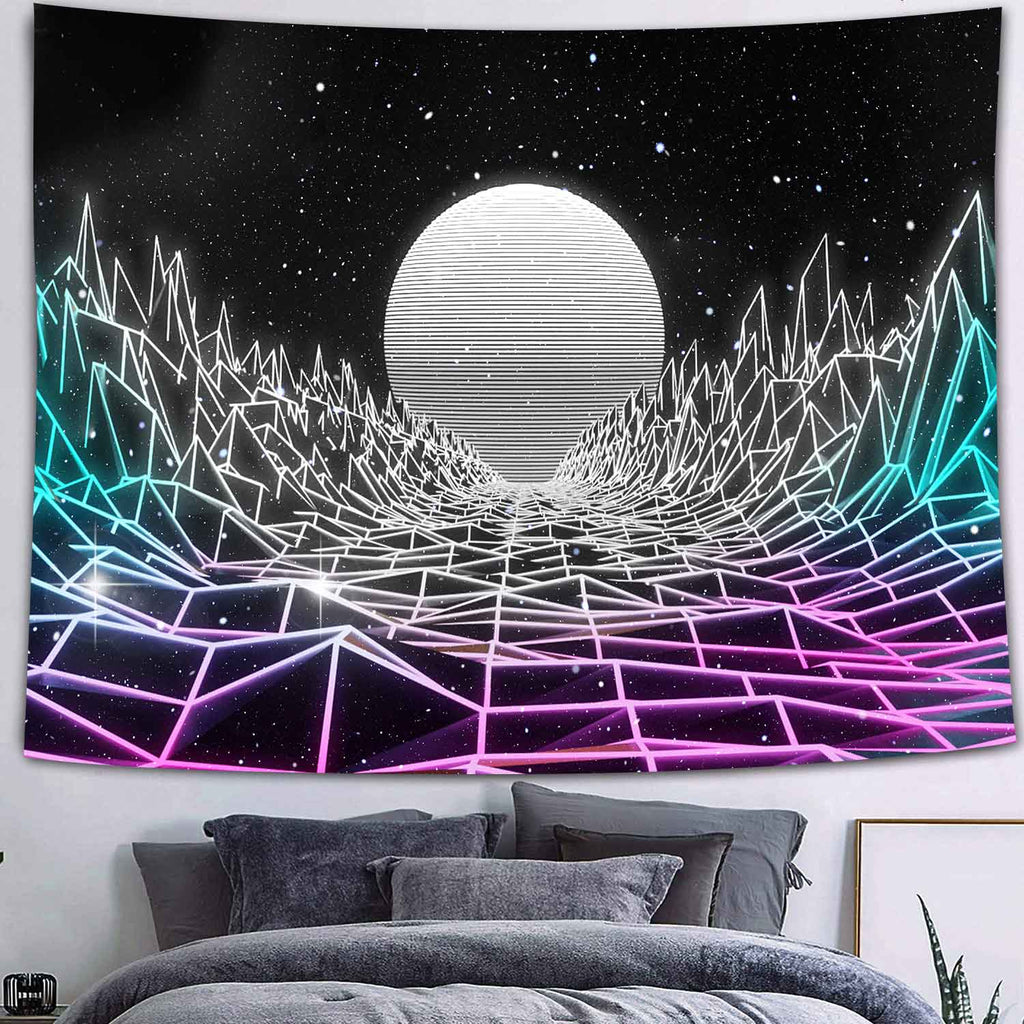 Black and White Mandala Tapestry – DormVibes