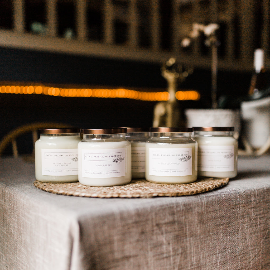 Candle Subscription | Palms, Psalms, & Prosecco