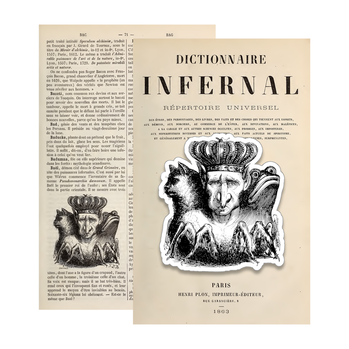 dictionnaire infernal antiquarian