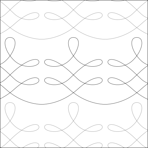 Falling Stars - Quilting Pantograph Pattern — Quilting Pantographs