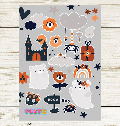 Scaredy Cats Square Sticker Sheet – Postix Sticker Club