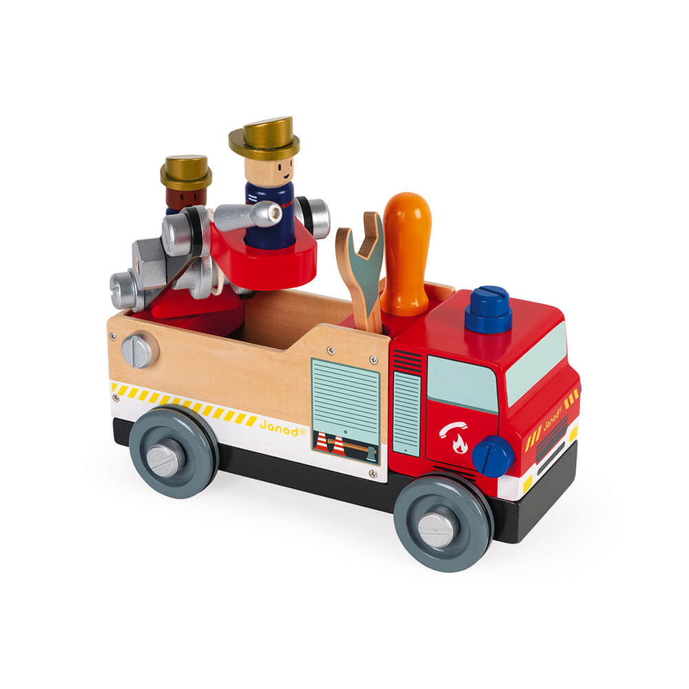 Verouderd stijl Smaak Janod Brico Kids brandweerwagen – The Mini Story