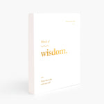 "Words of Wisdom" Guestbook Note Cards by Fox + Fallow